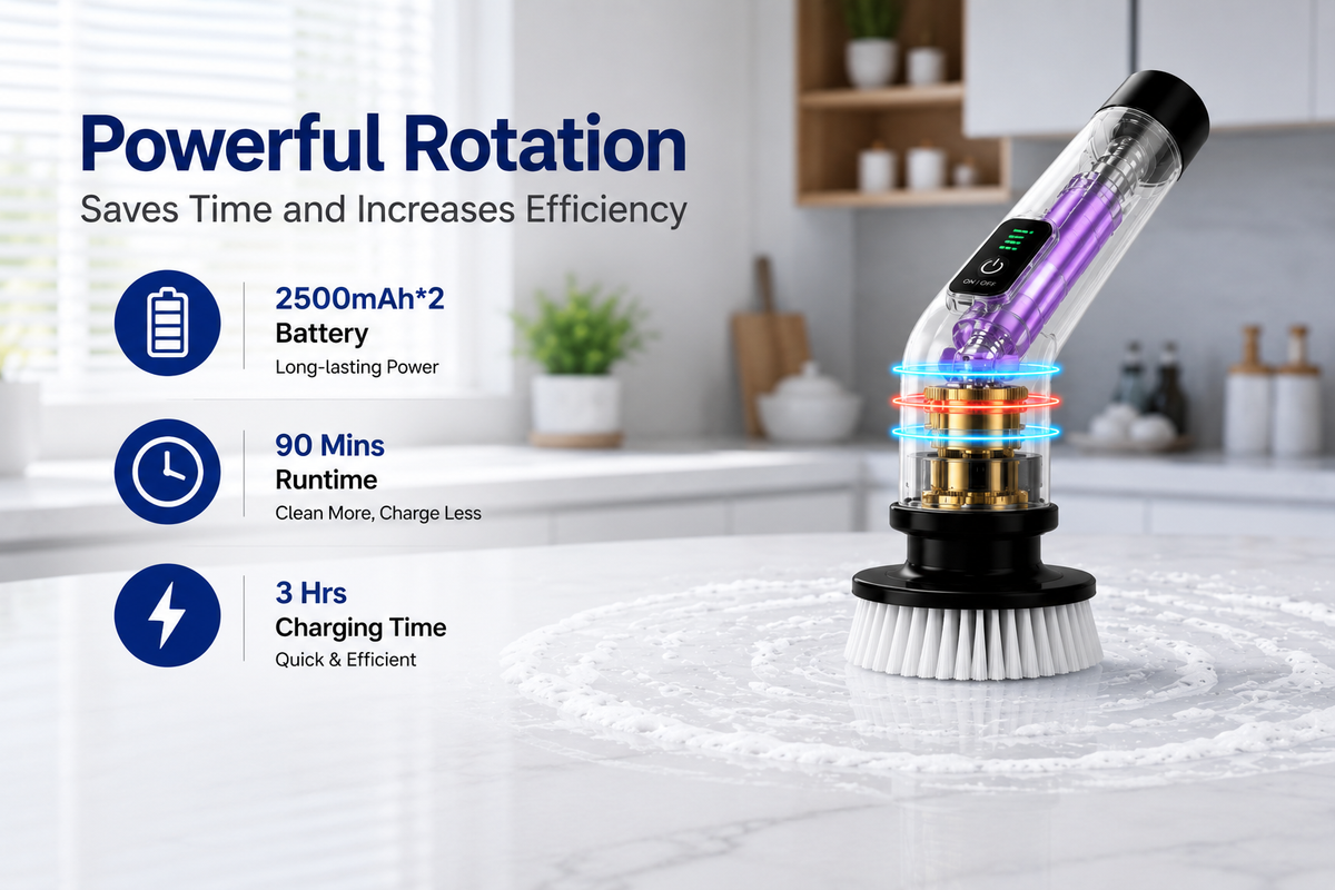 VelvetAura™ 9-in-1 Electric Spin Scrubber