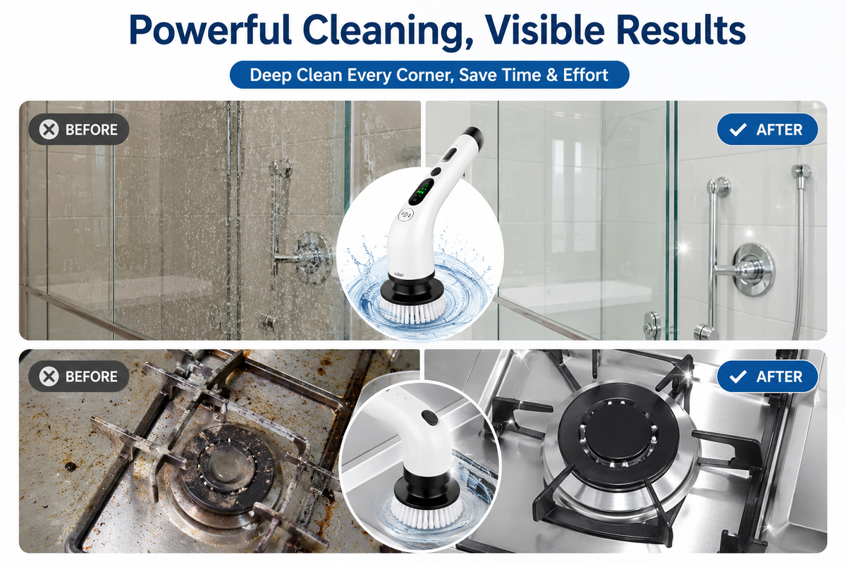 VelvetAura™ 9-in-1 Electric Spin Scrubber