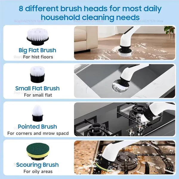 VelvetAura™ 9-in-1 Electric Spin Scrubber